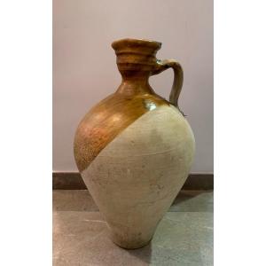 Partially Enameled Jug Circa 1900