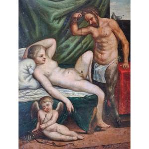 Erotic Painting On Copper.