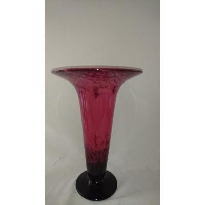 Vase Signed Delatte Nancy