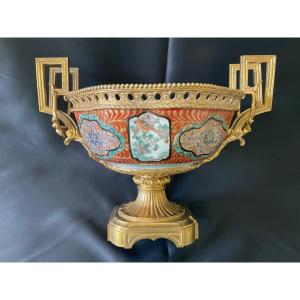 Porcelain Cup From Imari Napoleon III Late 19th Century 
