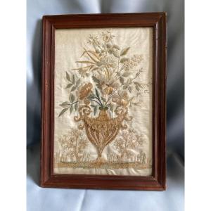 Embroidered Silk Early 19th Century