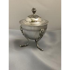 Sterling Silver Tripod Drageoir Early 19th Century 