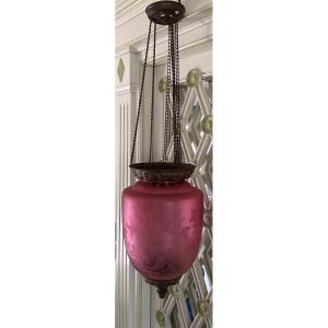 Baccarat Vestibule Lantern Late 19th Century 