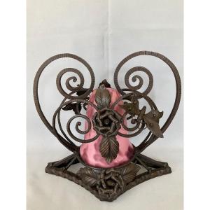 Art Deco Glass Paste Night Light