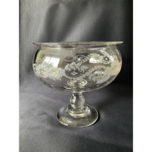 18th Century Blown Glass Leech Jar 