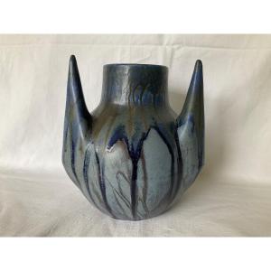 Metenier Gilbert Art Deco Style Vase