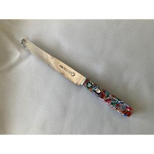 Franchini Humblot Knife Guerre De Langres Millefiori Handle