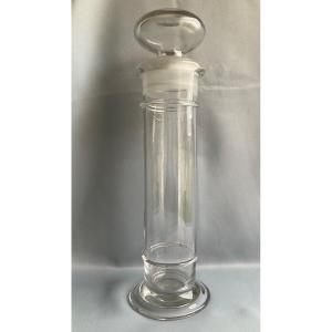 19th Century Apothecary Bottle In Blown Glass