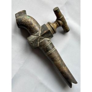 19th Century Bronze Lightning Tap 