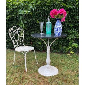 Garden Pedestal Table < Toulouse > 1860s Period