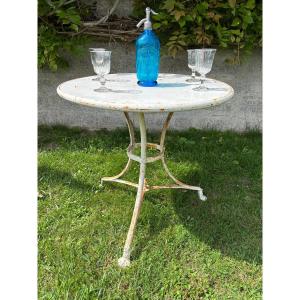 19th Century Wrought Iron Pedestal Table From Arras 