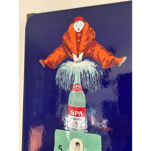Enamel Sign Thermometer Spa Jean d'Ylem
