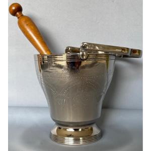 Holy Water Bucket And Sprinkler, 19th Century 