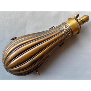 19th Century English Powder Flask