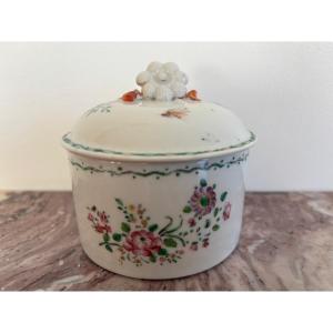 China Cosmetic Or Ointment Pot, East India Company, 18th Century 