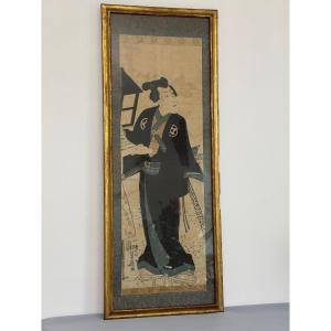 Japanese Woodblock Print "samurai" 19th Century