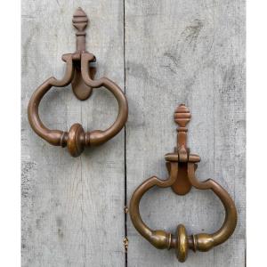 Pair Of Late 19th Century Bronze Door Knockers