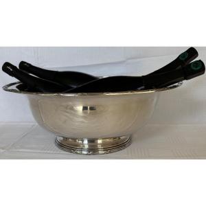 Late 19th Century Silver-plated Champagne Cooler