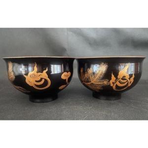 Japanese Lacquered Bowls