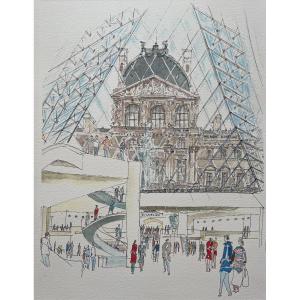 “the Grand Louvre, Paris”