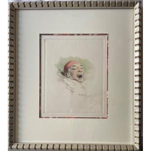 Watercolor Etching By Arm Henrion 
