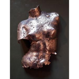 Large Female Bust Brooch