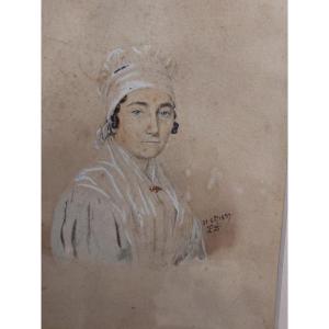 Nineteenth Norman Woman Portrait