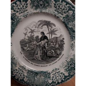 Creil Et Montereau N°3 "the Reverend Father Rousseau Flowing The Christian Victims"