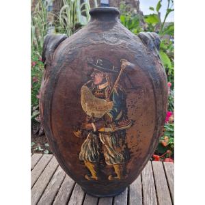 Biniou Player, Breton Folk Art 