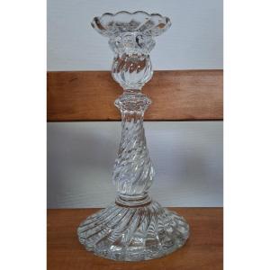Baccarat Crystal Candle Holder 