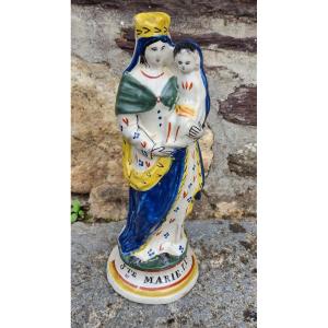 Quimper Virgin And Child Porquier Beau