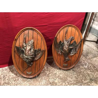 Pair Of Hunting Medallions