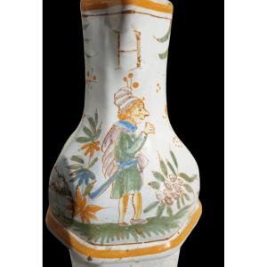 Oil Cruet In Moustiers 18th Century 