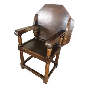 "monk's" Chair With A Mechanism, England, 18th Century 