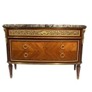 Louis XVI Style Commode 'jf Leleu' Collection From The Palace Of Versailles