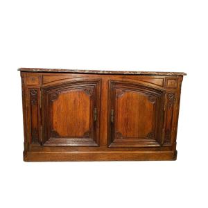 Hunting Buffet In Oak, Louis XIV Period