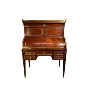 Louis XVI Mahogany Cylinder Desk