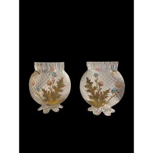 Pair Of Art Nouveau Vases