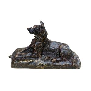 Bronze Dog By Maximilien Fiot