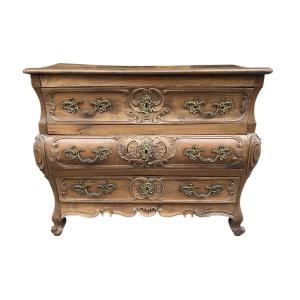 18th Century Bombé Commode