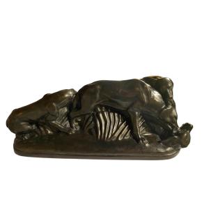 Bronze Group By Henri Louis Bouchard