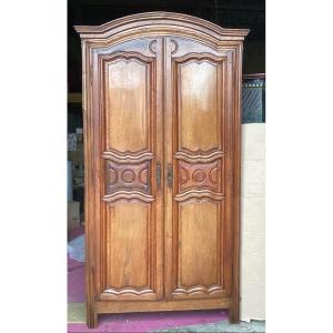 18th Century Walnut Wardrobe 