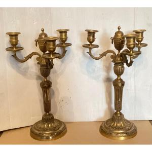 Pair Of Louis XVI Candelabra