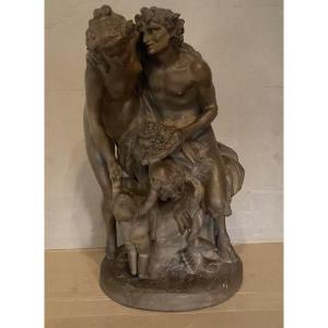 Terracotta Signed Claudion