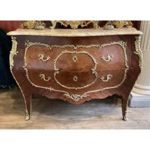 Louis XV Curved Commode