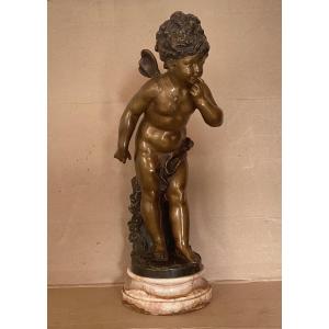 Signed Bronze Statue