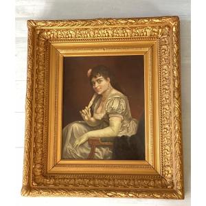 Portrait Of Elegant 19th