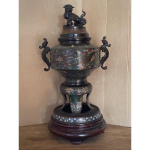 19th Cloisonne Perfume Burner