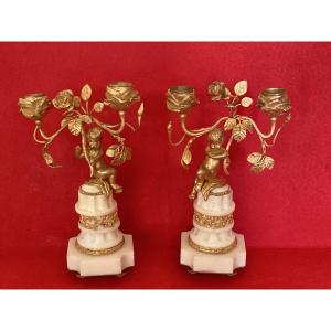 Pair Of Louis XVI Candlesticks