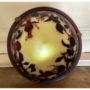 Signed Glass Paste Basin